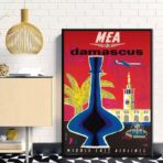 poster vintage damasco