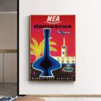 poster vintage damasco