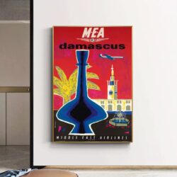 poster vintage damasco