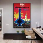 poster vintage damasco