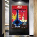 poster vintage damasco