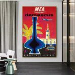 poster vintage damasco