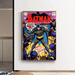 poster dc comics vintage 2