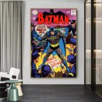 poster dc comics vintage 2