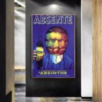 poster bar pubblicitario vintage