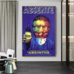 poster bar pubblicitario vintage