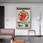 poster concerto vintage dei rolling stones