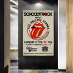 poster concerto vintage dei rolling stones