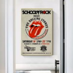 poster concerto vintage dei rolling stones