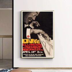 poster vintage duke ellinghon jazz