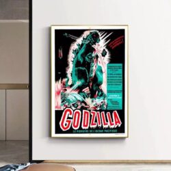 poster del film vintage godzilla