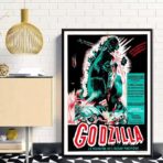 poster del film vintage godzilla