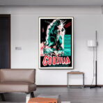 poster del film vintage godzilla