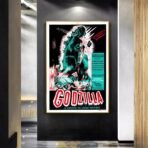 poster del film vintage godzilla