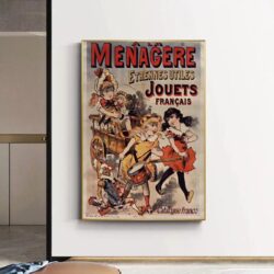 poster di giocattoli vintage