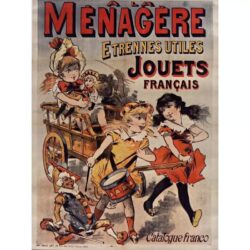 poster di giocattoli vintage