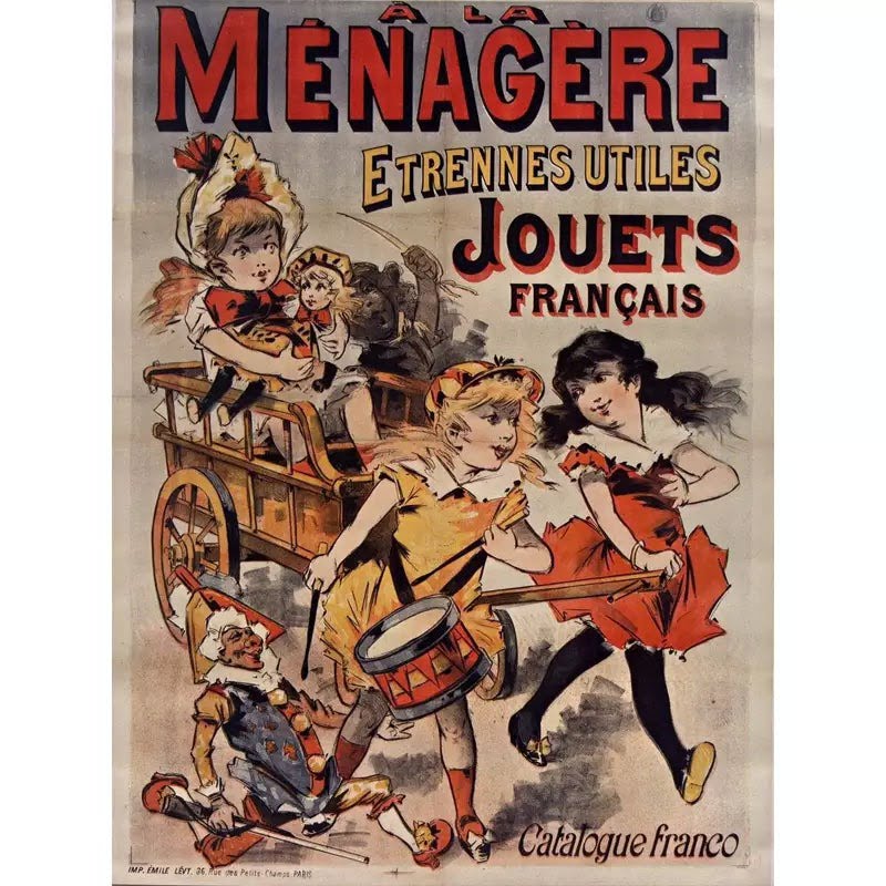 poster di giocattoli vintage poster di giocattoli vintage