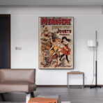 poster di giocattoli vintage
