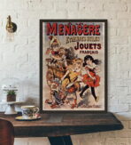 poster di giocattoli vintage