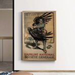 poster di propaganda del prestito nazionale