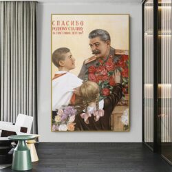 poster di propaganda stalin
