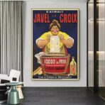 poster pubblicitario vintage