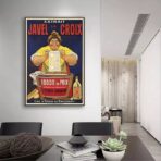 poster pubblicitario vintage