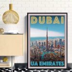 poster dubai vintage 2