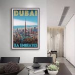 poster dubai vintage 2