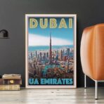 poster dubai vintage 2
