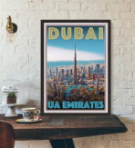 poster dubai vintage 2
