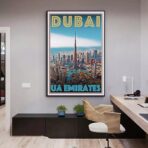 poster dubai vintage 2