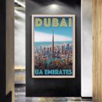 poster dubai vintage 2