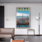 poster dubai vintage 2