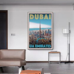 poster dubai vintage 2