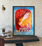 poster e dio creo la donna