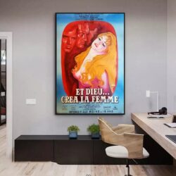 poster e dio creo la donna