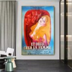 poster e dio creo la donna