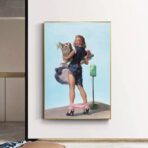 poster donna vintage 1