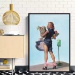 poster donna vintage 1