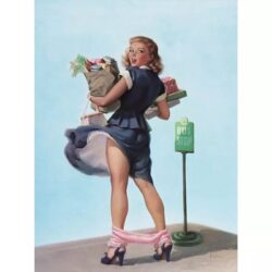 poster donna vintage 1