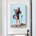 poster donna vintage 1