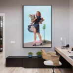 poster donna vintage 1