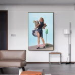 poster donna vintage 1