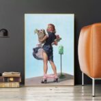 poster donna vintage 1