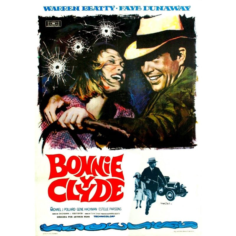 locandina del film di bonnie e clyde locandina del film di bonnie e clyde