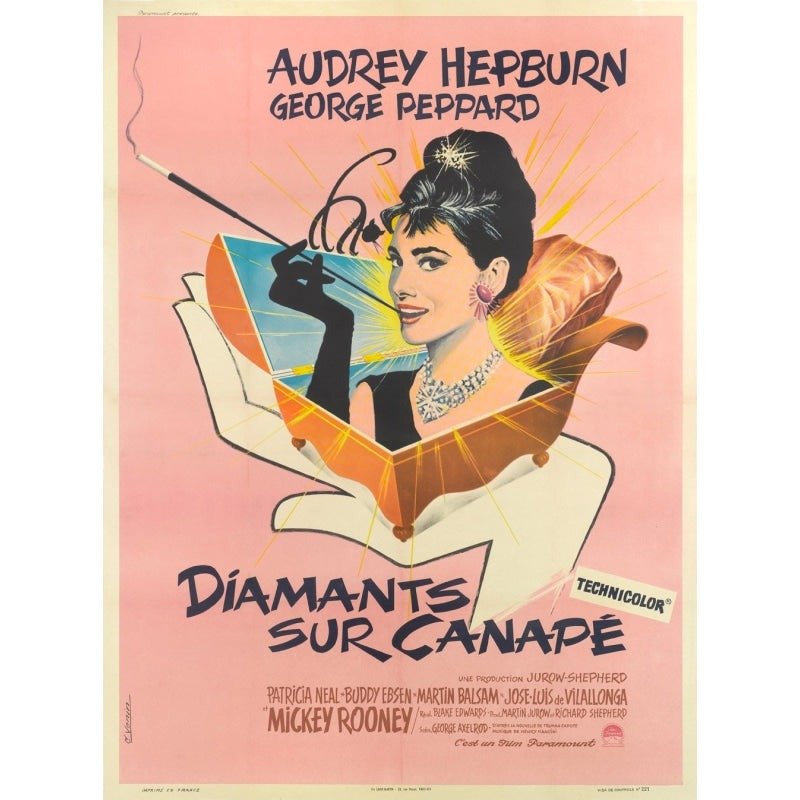 poster film diamanti sul divano poster film diamanti sul divano