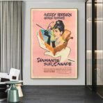 poster film diamanti sul divano