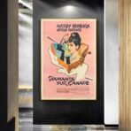 poster film diamanti sul divano