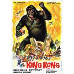 locandina del film king kong 1933